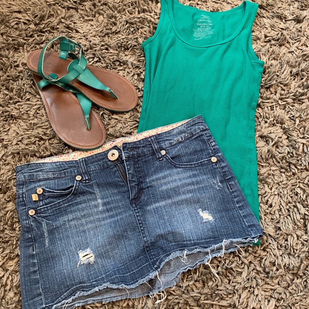 Jean Skirt